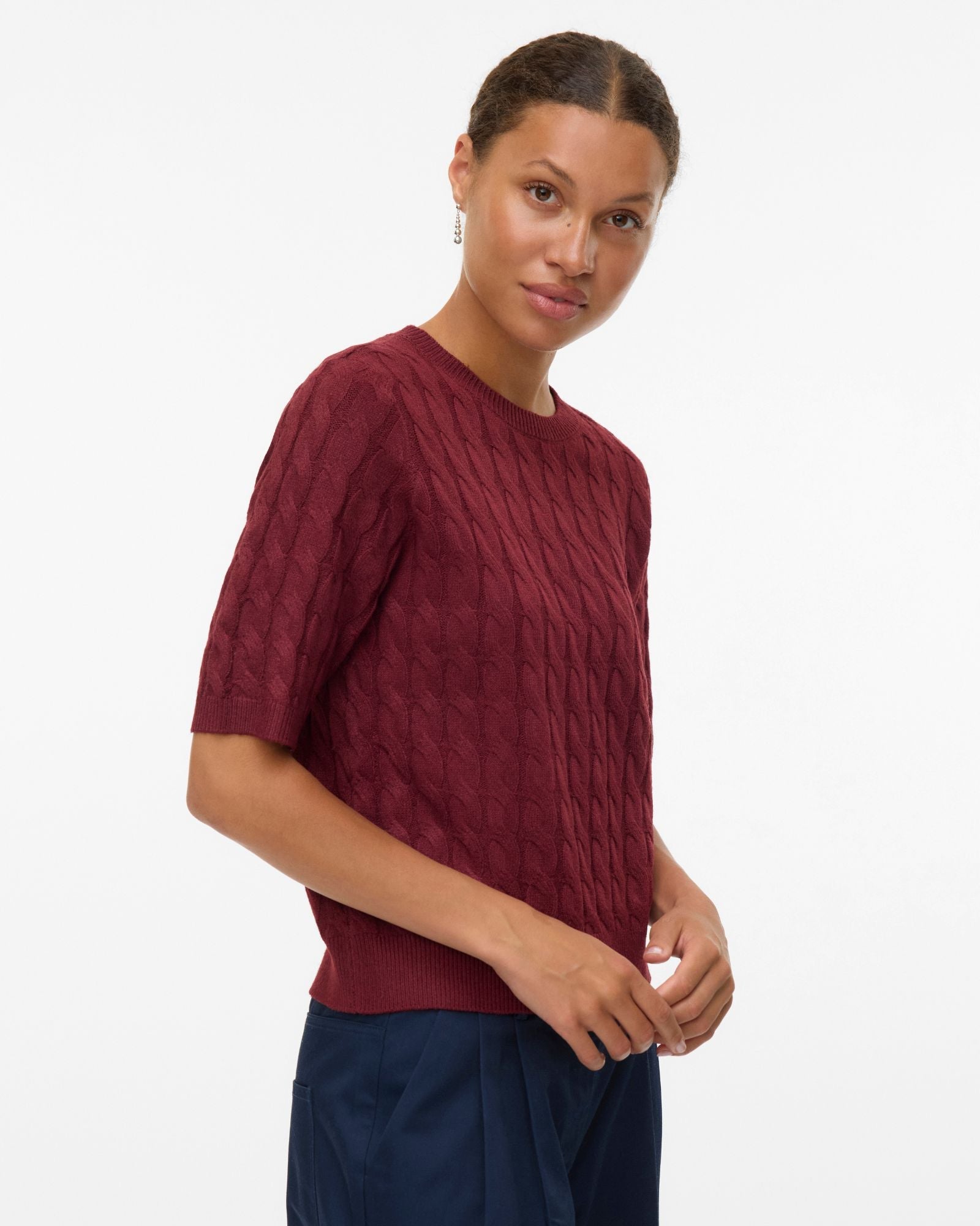AWLORELLA COLLARED KNIT